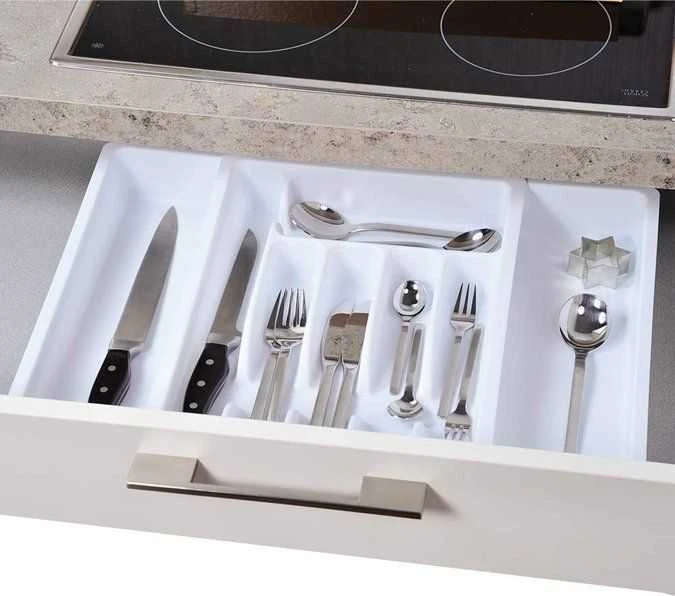 Kesper Įdėklas stalo įrankiams į stalčių stumdomas Kesper 29 - 50 cm pilka
