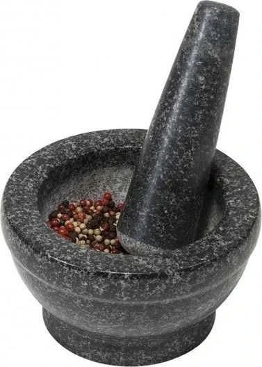 Kesper Grūstuvė prieskoniams, granitas, D 16 cm, H 8,5 cm, vnt