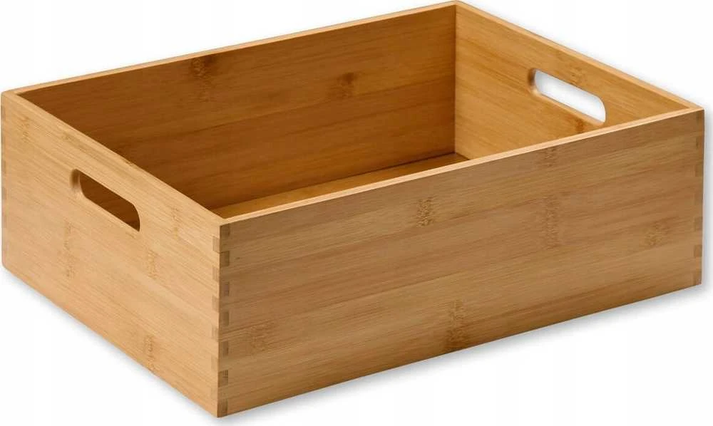 Kesper Medinė dėžutė su rankenomis, bambukinė
