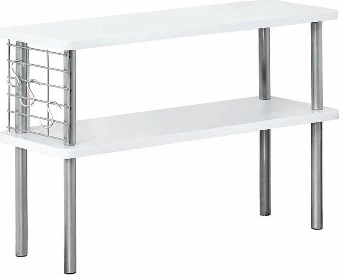 Kesper Küchenregal mit 2 Ebenen, MDF, FSC, baltas