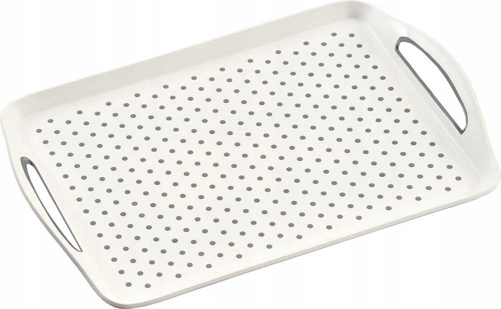 Kesper Serviravimo padėklas neslystantis PP plastikas, baltas