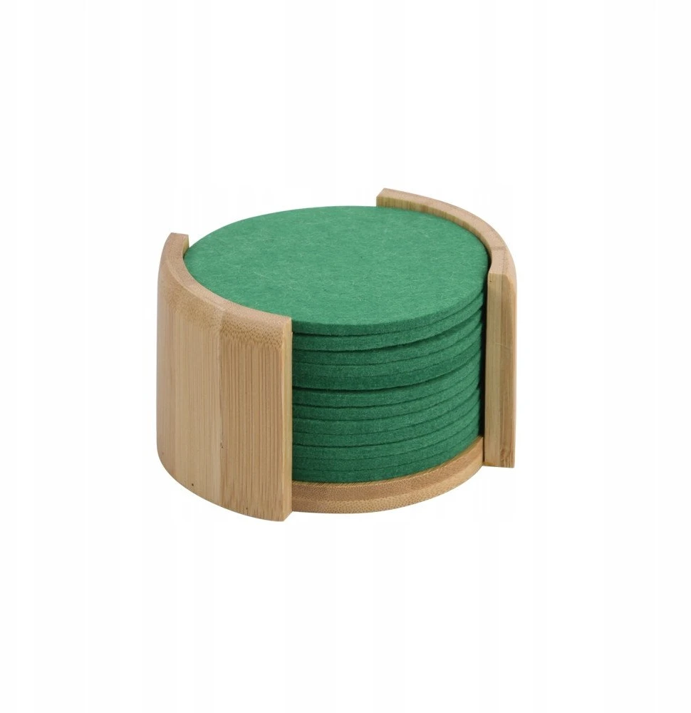 Kesper Bamboo Padėkliukai, 12 vnt., veltinio, bambuko, FSC