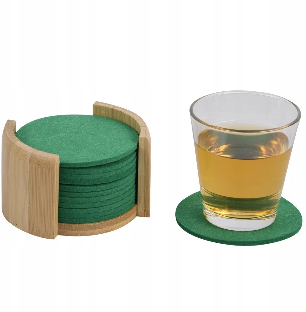Kesper Bamboo Padėkliukai, 12 vnt., veltinio, bambuko, FSC
