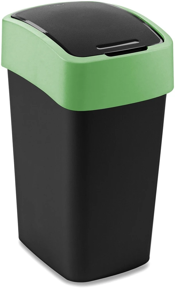 Keter CURVER ŠIUKŠLIADĖŽĖ „FLIP BIN” 25L /JUODA/ ŽALIA