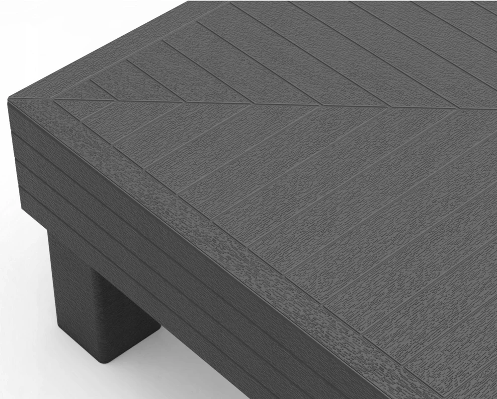 Keter Dvivietė sodo sofa „Elements“, pilka/šviesiai pilka, 8711245158037