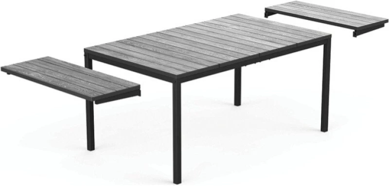 Keter Garden table extendable Deco Porto Nova Extendable 160-240 pilkas/juodas