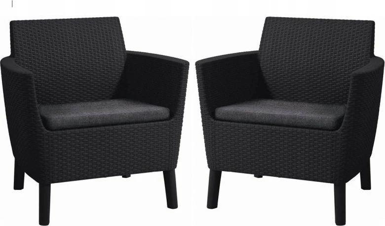 Keter Garden chairs 2pcs. Salemo Duo pilkas
