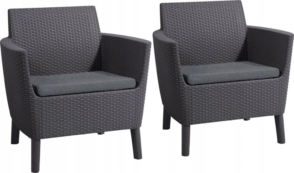 Keter Garden chairs 2pcs. Salemo Duo pilkas