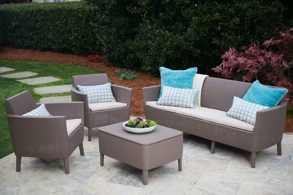 Keter Salemo 3 Seater Sofa beige
