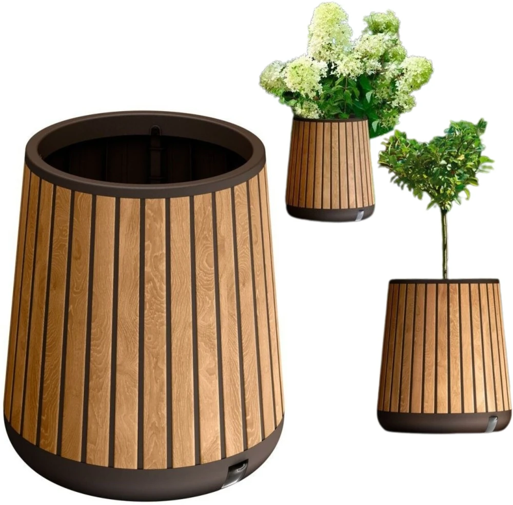 KETER 261030 garden planter bronze