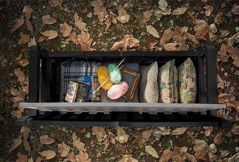 Keter Sodo suoliukas EDEN GARDEN BENCH 265 L, tamsiai pilkas