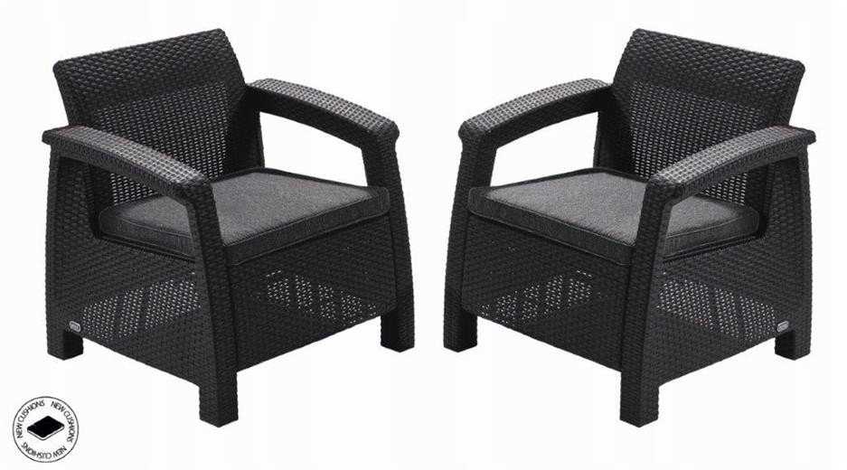 Lauko baldų komplektas Keter Corfu duo set