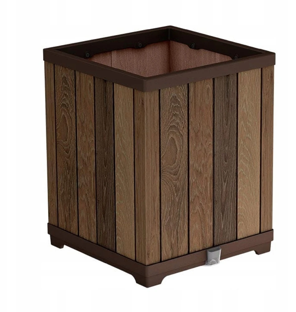 KETER 261033 garden planter walnut