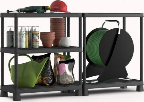 KETER plastikinė sandėliavimo lentyna Tribac, 5 lentynos 90 x 45 x 182 cm