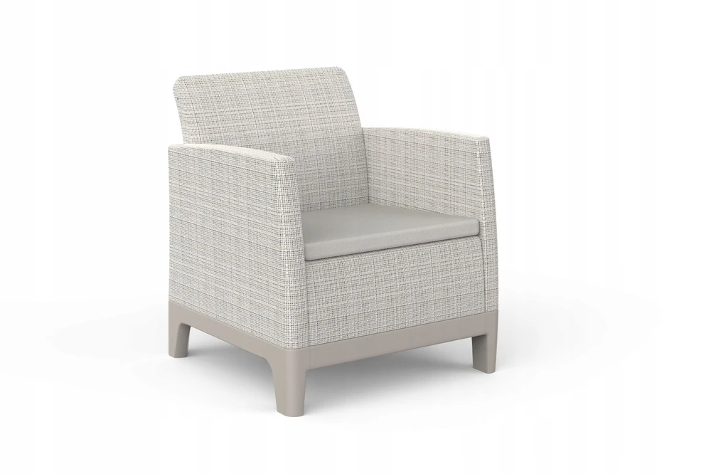 Keter Sodo baldų komplektas Scandi Forma 3 Seater Set pebble pilkas/light beige