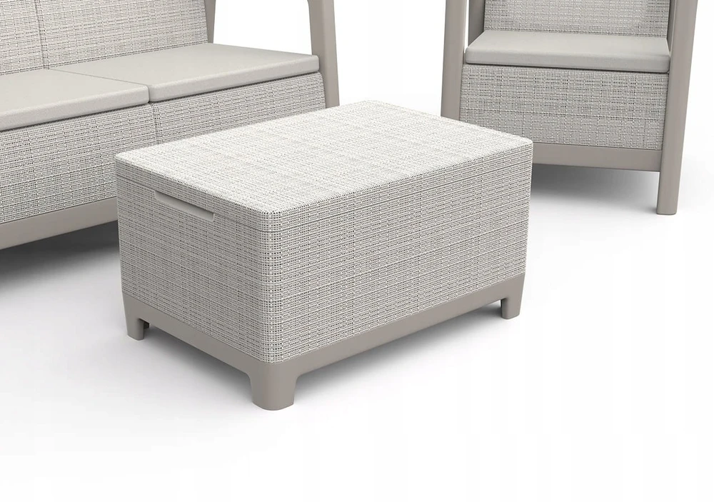 Keter Sodo baldų komplektas Scandi Linea 2 Seater Set pebble pilkas/light beige