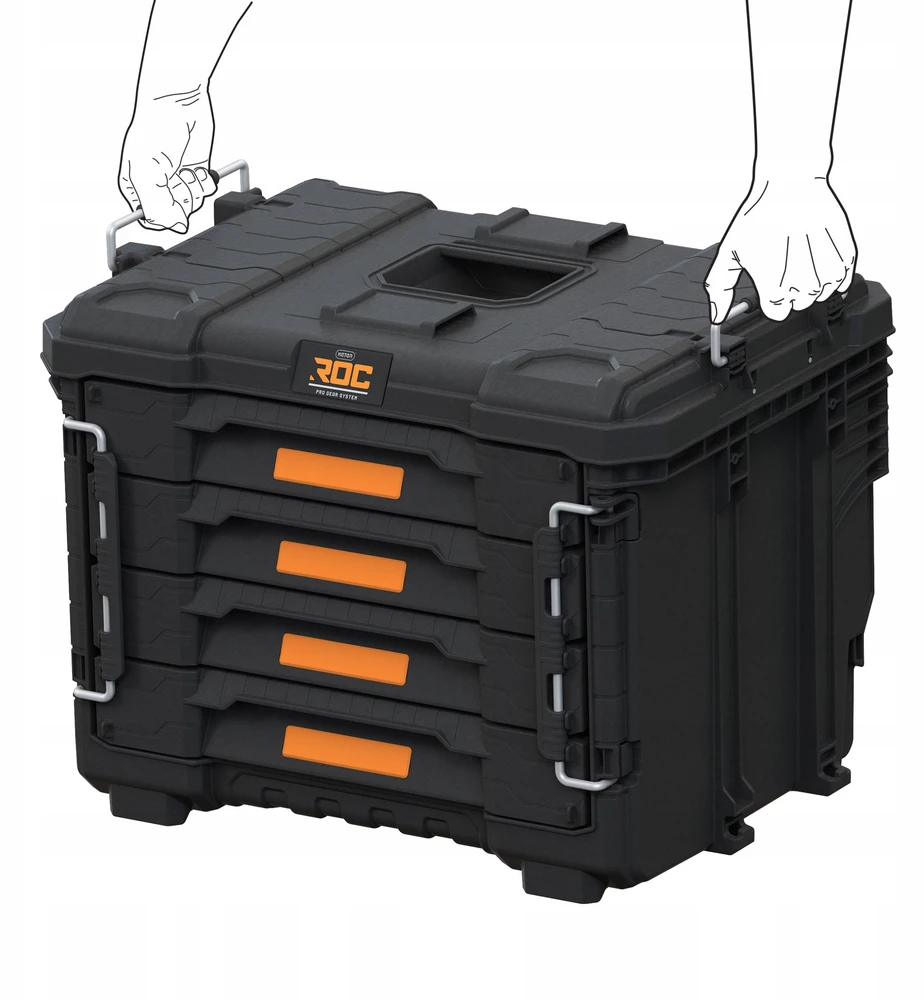 Toolbox KETER Roc Pro Gear 2,0 Juodas