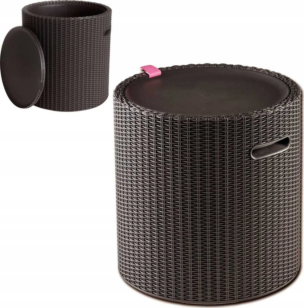 Keter Staliukas sodo Curver Cool Stool ruda su funkcija schowka