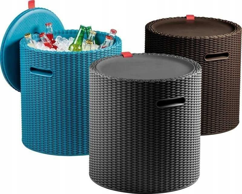 Keter Staliukas sodo Curver Cool Stool ruda su funkcija schowka