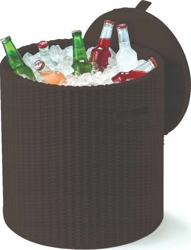 Keter Staliukas sodo Curver Cool Stool ruda su funkcija schowka