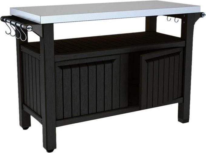 Keter daugiafunkcinis stalas kepsninei, Unity XL 207L, grafitinis