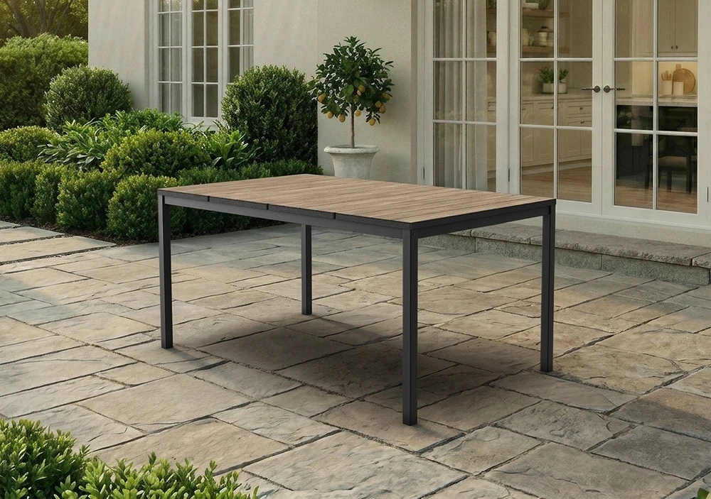 Keter Garden table Deco Porto Nova 160 ash wood tone/juodas