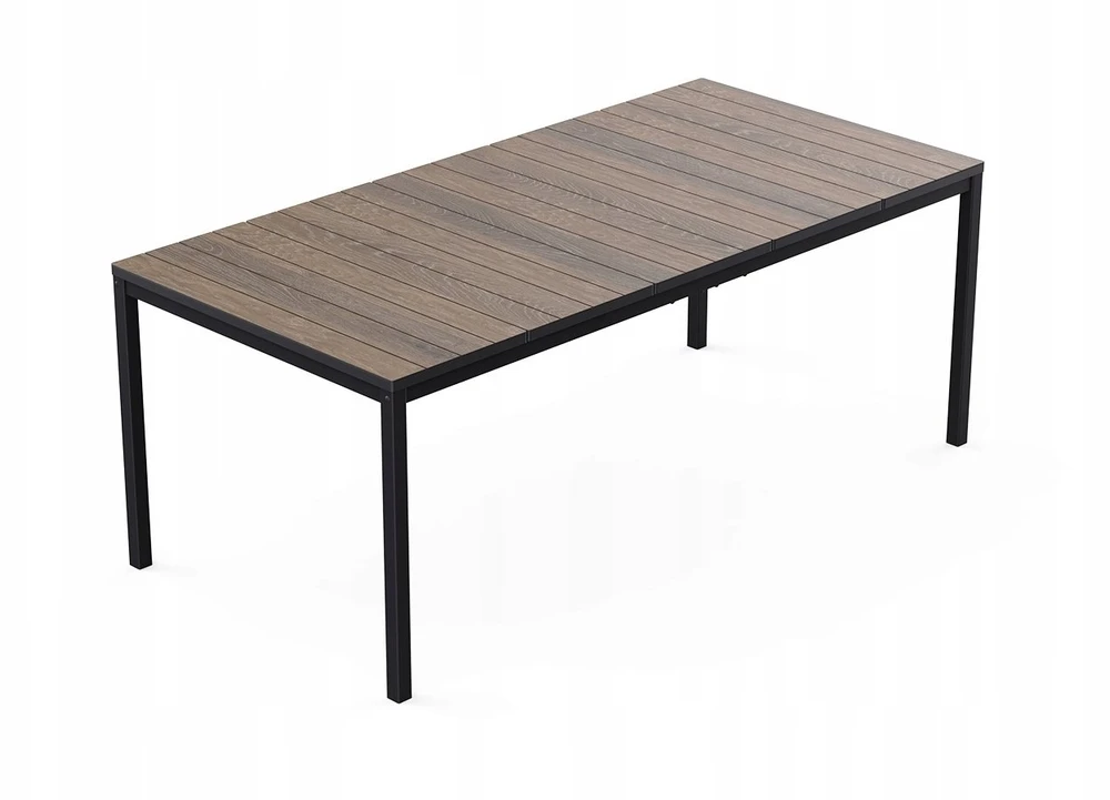 Keter Garden table Deco Porto Nova 200 walnut/juodas