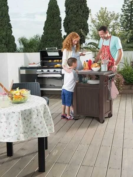 Keter UNITY stalas griliui 105L - Ruda