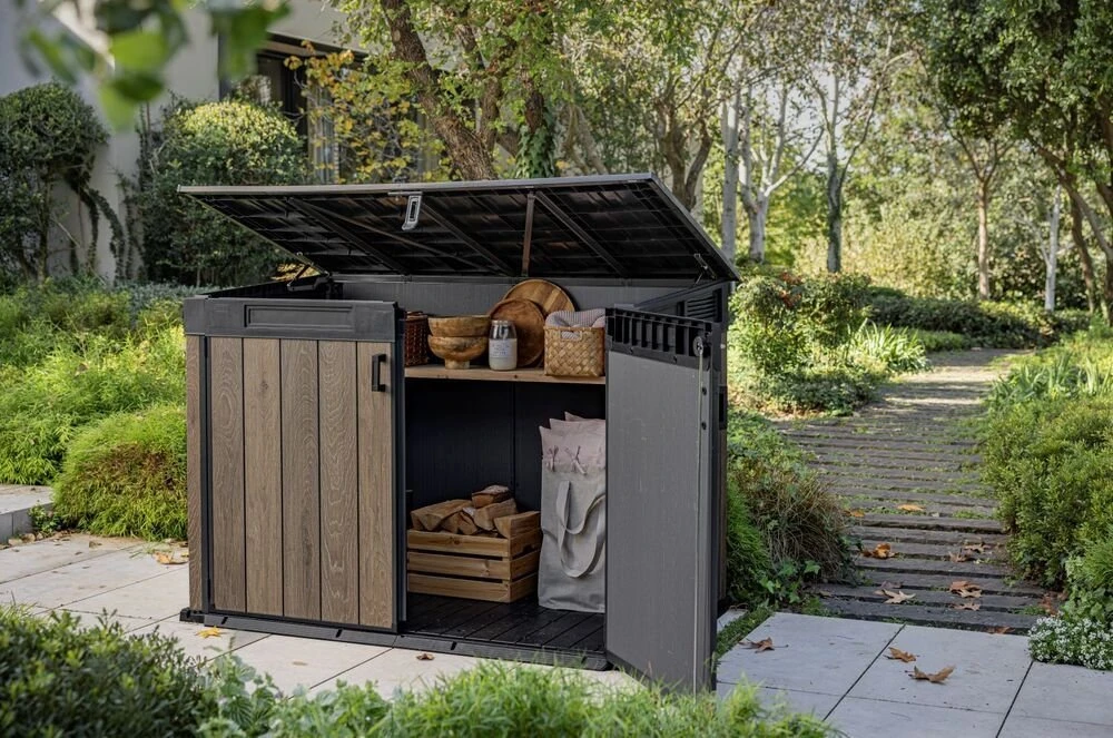 Keter Sodo namelis „Deco Horizontal Shed“, riešuto spalvos
