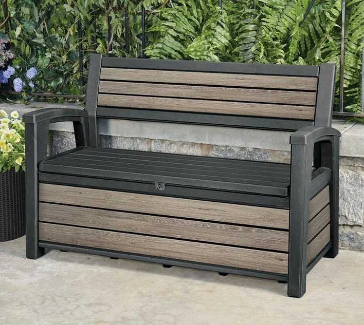 KETER DECO GARDEN BENCH 227 l ASHWOOD sodo suoliukas