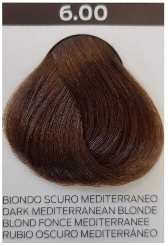 Intercosmo Voila 3C Intense Permanent Hair Dye 6.00 Dark Mediterranean Skirtas šviesiems plaukams, 60 ml
