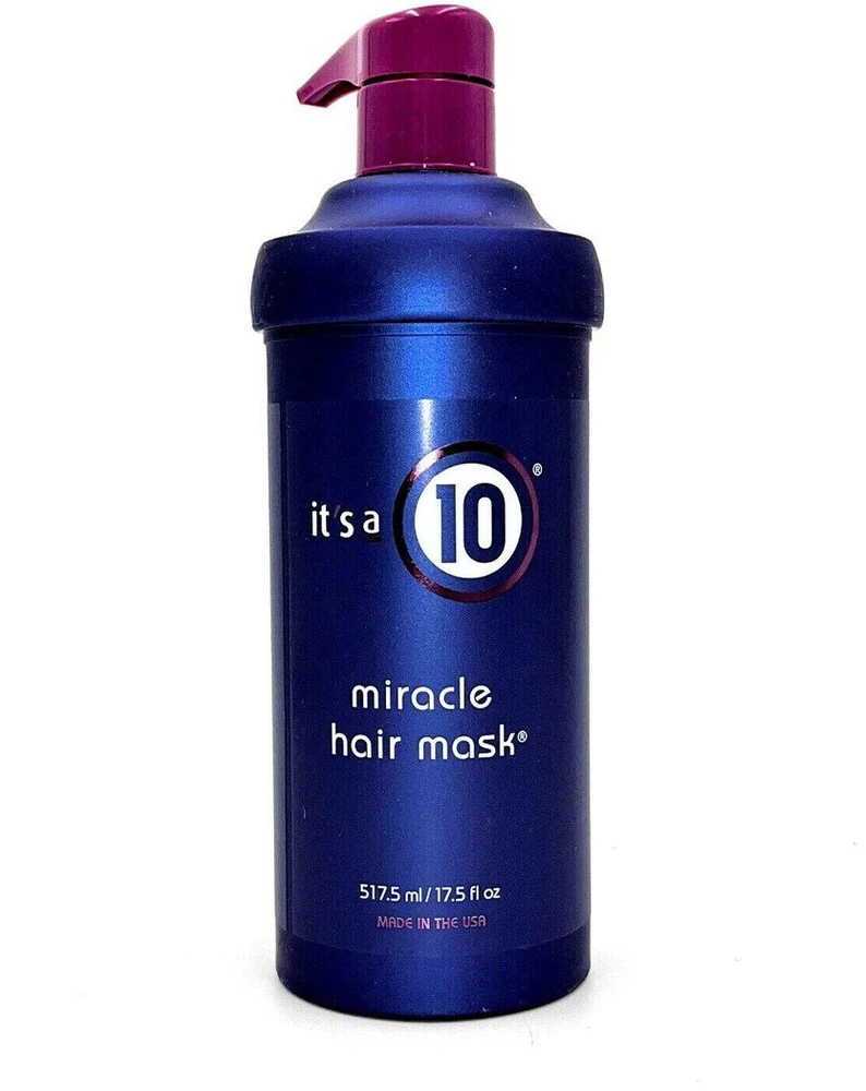 Its A 10 Tai 10 stebuklingų plaukų priežiūros priemonių „Kreminis“ kaukė, glotninanti ir minkštinanti, 517,5 ml