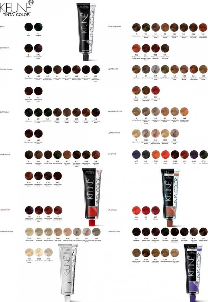 Keune Tinta Color Permanent Hair Dye 6.53 Dark Chestnut Skirtas šviesiems plaukams, 60 ml