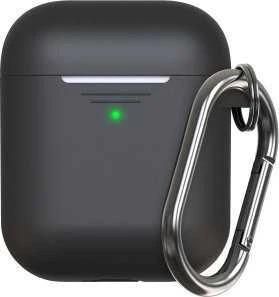 KeyBudz Elevate Keychain - silikonowe etui ochronne do AirPods 1/2 (juodas)