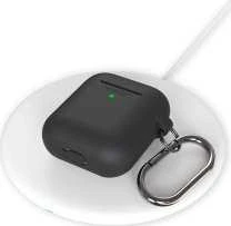 KeyBudz Elevate Keychain - silikonowe etui ochronne do AirPods 1/2 (juodas)