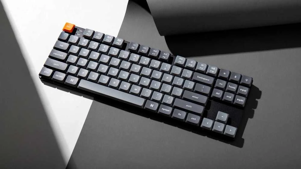 Klaviatūra Keychron K1 Max 80% TKL Raudona Switch Hot-Swap Juodas