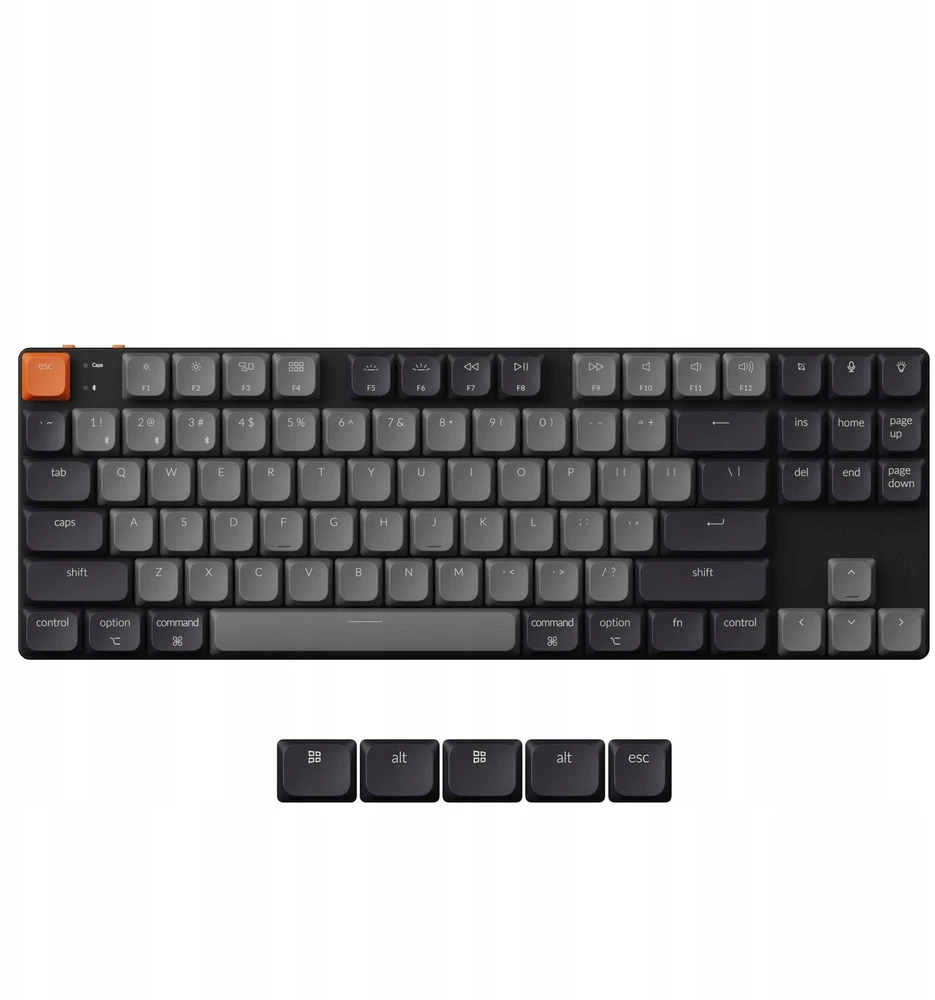 Klaviatūra KEYCHRON K1 K1X-A1, juoda