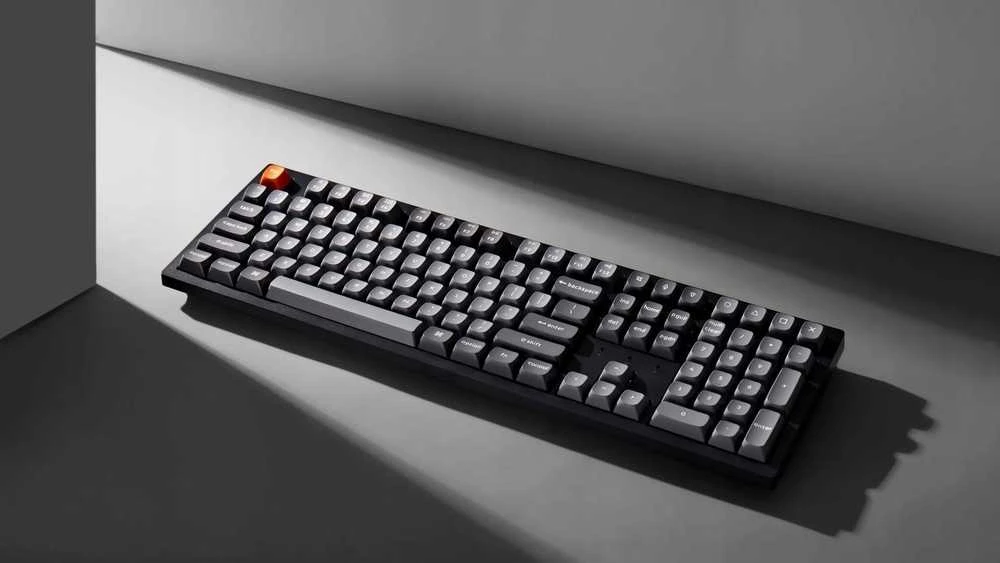 Keychron K10 Max QMK/VIA RGB – US išdėstymas – Super Banana (K10M-H4) Belaidė Žaidimų Klaviatūra