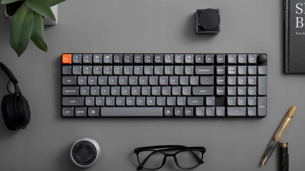 Klaviatūra Keychron K17 Max (Juoda) - Gateron Raudona Switches