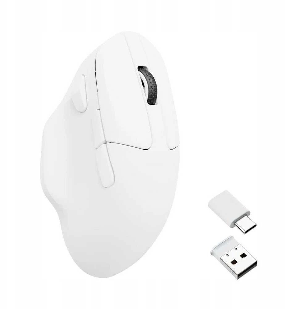 Keychron M7 Wireless (M7-A3) 1000Hz Baltas (Balta) Belaidė Žaidimų Pelė