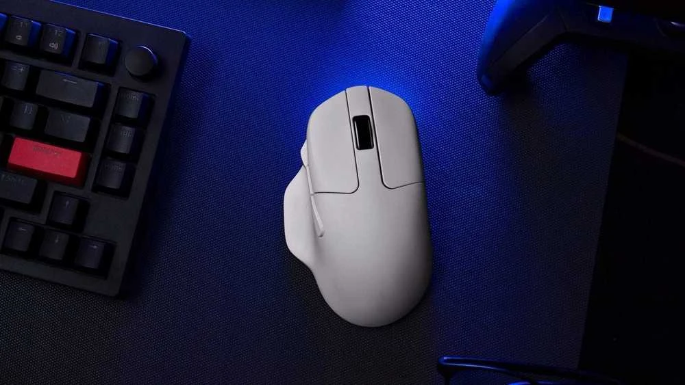 Keychron M7 Wireless (M7-A3) 1000Hz Baltas (Balta) Belaidė Žaidimų Pelė