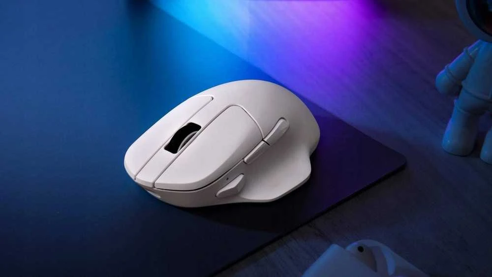 Keychron M7 Wireless (M7-A3) 1000Hz Baltas (Balta) Belaidė Žaidimų Pelė