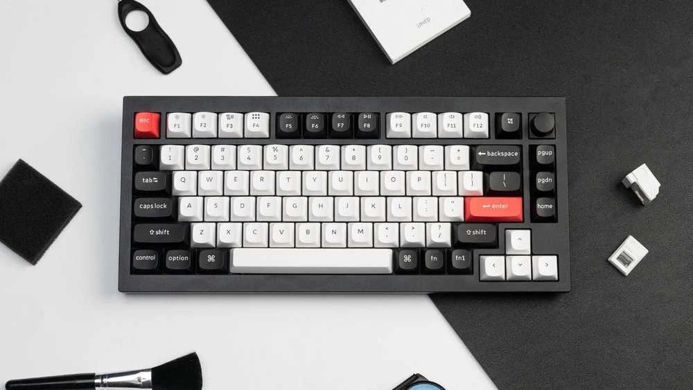 Keychron Q1 HE 75% belaidė magnetinė klaviatūra (Q1H-M1)