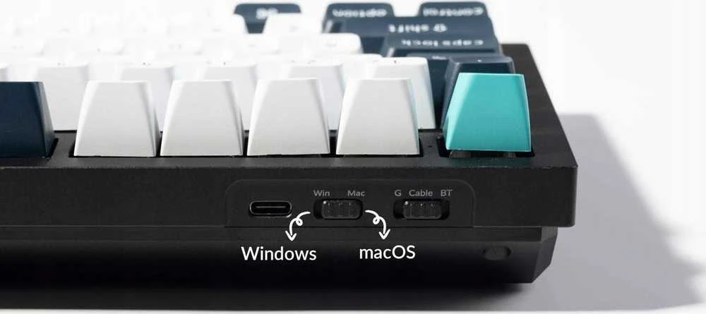 Belaidė klaviatūra žaidimams Keychron Q3 Max Wireless