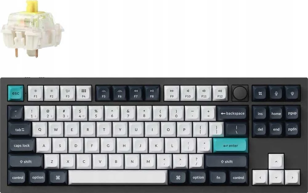 Belaidė klaviatūra žaidimams Keychron Q3 Max Wireless