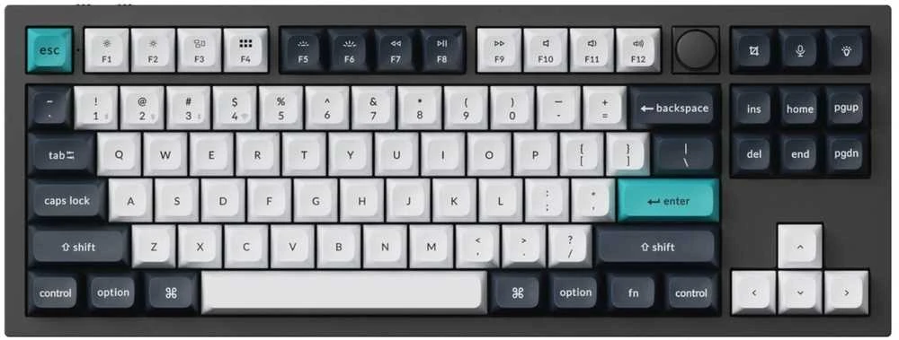 Belaidė klaviatūra žaidimams Keychron Q3 Max Wireless