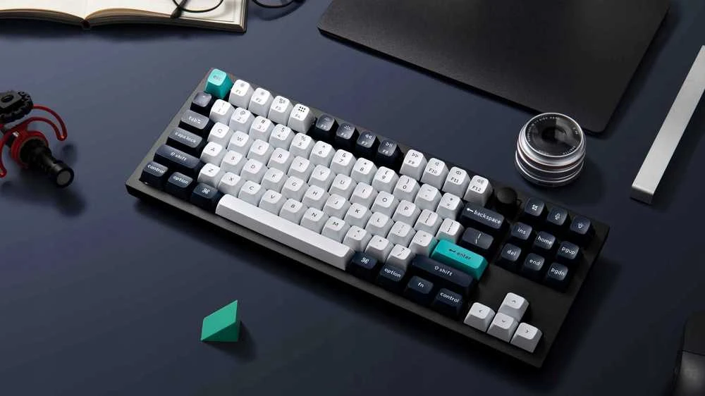 Klaviatūra Keychron Q3 Max 80% TKL Brown Switch Carbon Juodas