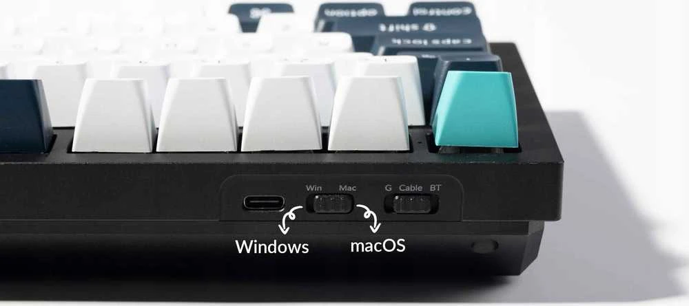 Klaviatūra Keychron Q3 Max 80% TKL Brown Switch Carbon Juodas
