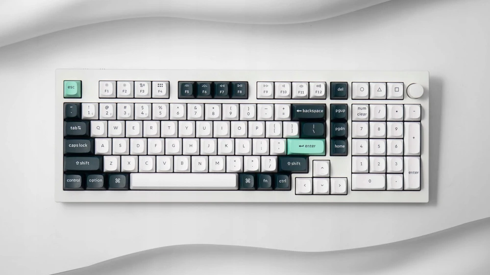Klaviatūra Keychron Q5 Magnetinė Hall Effect (Shell Baltas) - Gateron Magnetic Nebula Switches