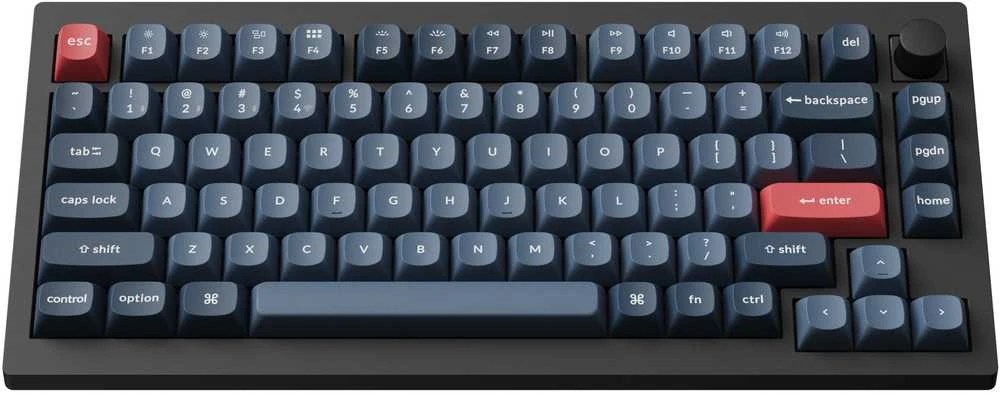 Keychron V1 MAX bevielė mechaninė 75% klaviatūra (V1M-D3)